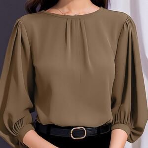 Ivory Liquid Silk Blouse